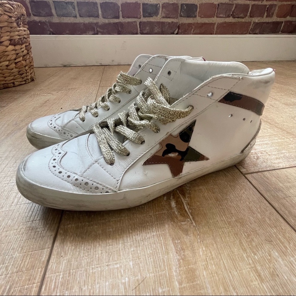 Golden Goose mid rise sneakers limited run and private edition for intermix